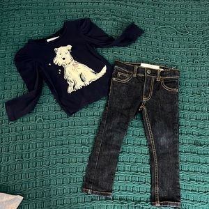 2 piece Shirt and Jeans